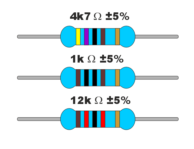 Weerstand kleurcode 3